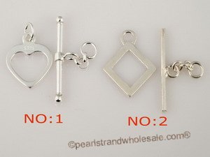 wholesale multi-size 925 silver necklace clasp