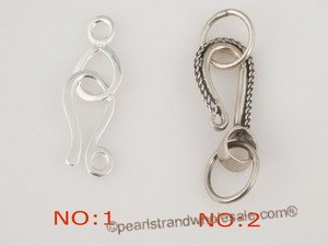 wholesale multi-size 925 silver necklace clasp