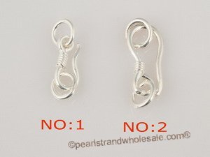 wholesale multi-size 925 silver necklace clasp