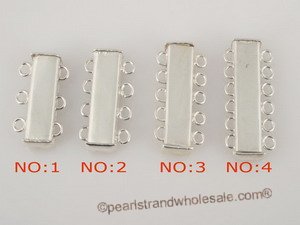 wholesale multi-size 925 silver necklace clasp