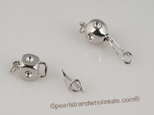 wholesale multi-size 925 silver necklace clasp