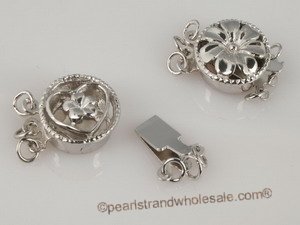 wholesale multi-size 925 silver necklace clasp