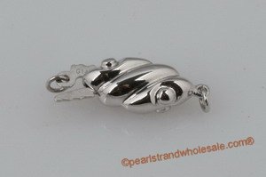 14k white gold clasp 