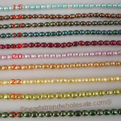 Wholesale Natural Cultured Freshwater Pearl Beads Strands 