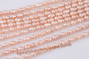 twin pearl strands
